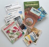 Konvolut Aquarell Bücher Handbücher Malerei Anleitungen 9 Stück Bayern - Altenstadt Iller Vorschau