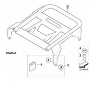 BMW R1200GS Topcaseträger Topcase Topcasehalter Träger Hessen - Rüsselsheim Vorschau