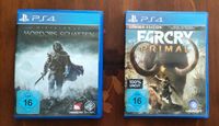 PS4 Spiele, Mittelerde Mordors Schatten, Farcry Primal Brandenburg - Strausberg Vorschau