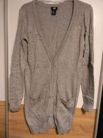 Lange hellgraue Strickjacke in XS von H&M Nordrhein-Westfalen - Marl Vorschau