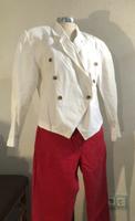⭐️AMBIENTE Blazer in weiß aus Baumwolle Casual Chick Sommer M 38 Niedersachsen - Laatzen Vorschau