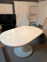 Holztisch ausziehbar, massiv weiß lackiert Nordrhein-Westfalen - Brilon Vorschau
