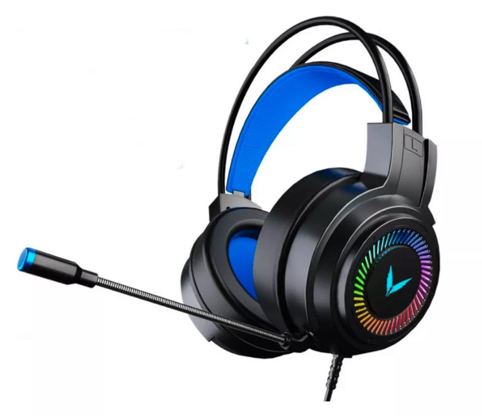 Gaming Headset Kopfhörer 3.5mm RGB LED Mikrofon PS4 PC XBOX in Bebra
