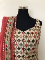 Indisches Bollywood Kleid, Sharara Suit, Salwar Kameez Hessen - Kelsterbach Vorschau