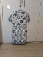 **NEU** MANGUUN Sommer Kleid Baumwolle Ornamente 38  weiss blau Hessen - Fulda Vorschau