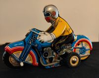 Blechspielzeug Motorrad Blech Spielzeug Clockwork Modell Hessen - Groß-Umstadt Vorschau