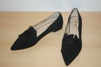 Schwarze Rauhleder Loafer Slipper in der Größe 46! NEU! Wandsbek - Hamburg Farmsen-Berne Vorschau