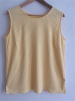 Vintage Shirt Trägertop Top Gelb Rippenmuster Größe 42/44 Berlin - Neukölln Vorschau
