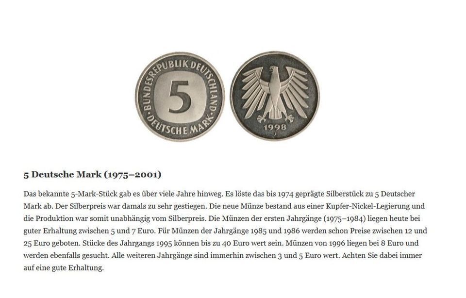D-Mark Kursmünzensätze von 1987 kompl. mit Raritäten 0,50 & 1,-DM in Siegen