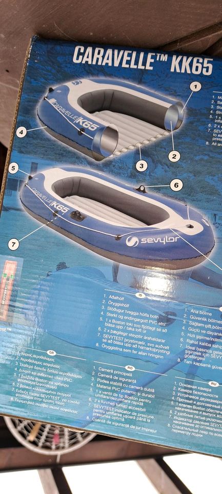 Neues Schlauchboot für Erwachsene in Küstriner Vorland