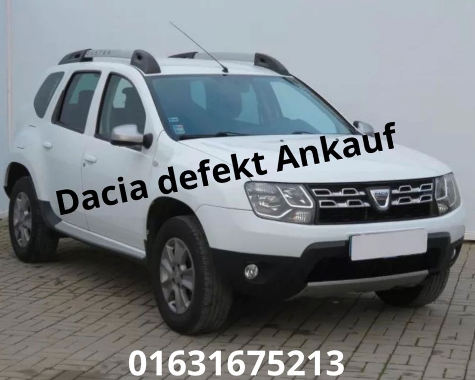 Motorschaden Ankauf Dacia Lodgy Duster Sandero Dokker Logan in Köln