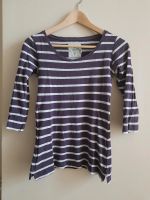 Lila weiß gestreiftes Shirt 3/4 Longsleeve Gr. 34 36 XS H&M München - Maxvorstadt Vorschau