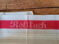 antik 2 x Rolltuch Leinen Rot Beige Creme gest Mecklenburg-Vorpommern - Mönchgut, Ostseebad Vorschau