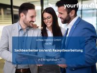 Sachbearbeiter (m/w/d) Rezeptbearbeitung | Ehringshausen Hessen - Ehringshausen Vorschau