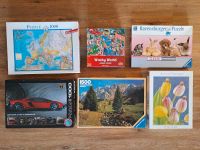 Puzzles 900 bis 1500 Teile 1000 Puzzlepaket Weltkarte Wacky World Hessen - Langgöns Vorschau