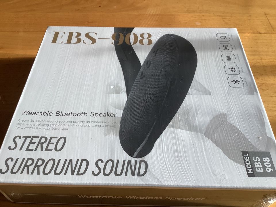 Wearable Bluetooh Speaker EBS-908 Neu in Elzach