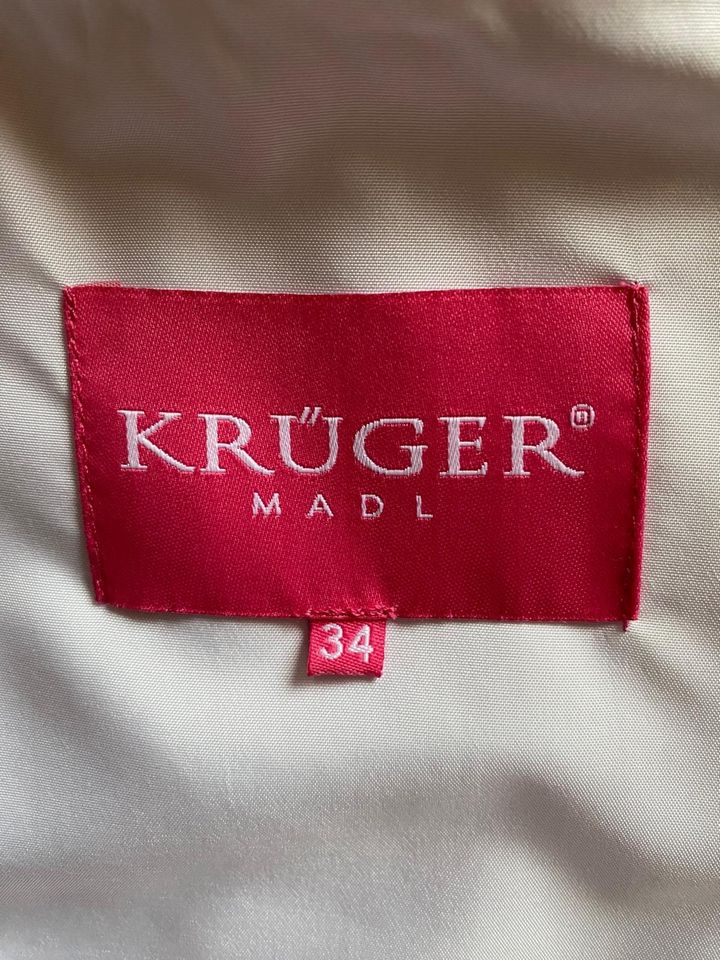Traumhaftes Dirndl Krüger Madl - Größe 34 + Bluse - Ungetragen in Leupoldsgrün