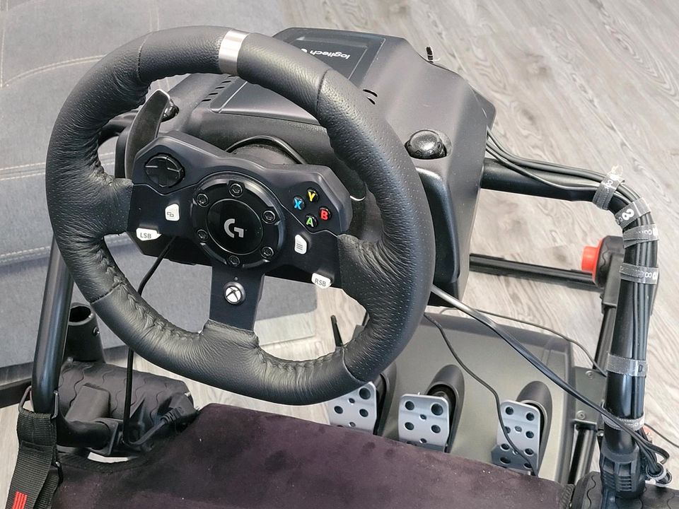 Lenkrad, Logitech G920, Shifter - Racing Cockpit Next Level in Zierenberg