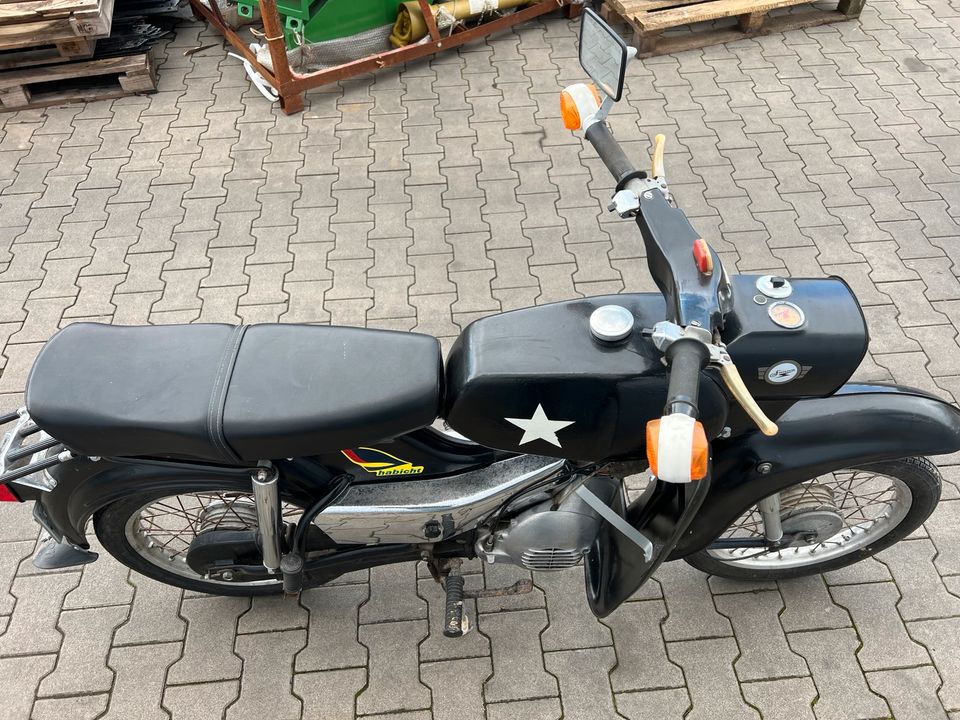 Simson Habicht SR4-4 SR4 SR 4 1974 FÄHRT Moped Mofa Kniebleche in Osterweddingen