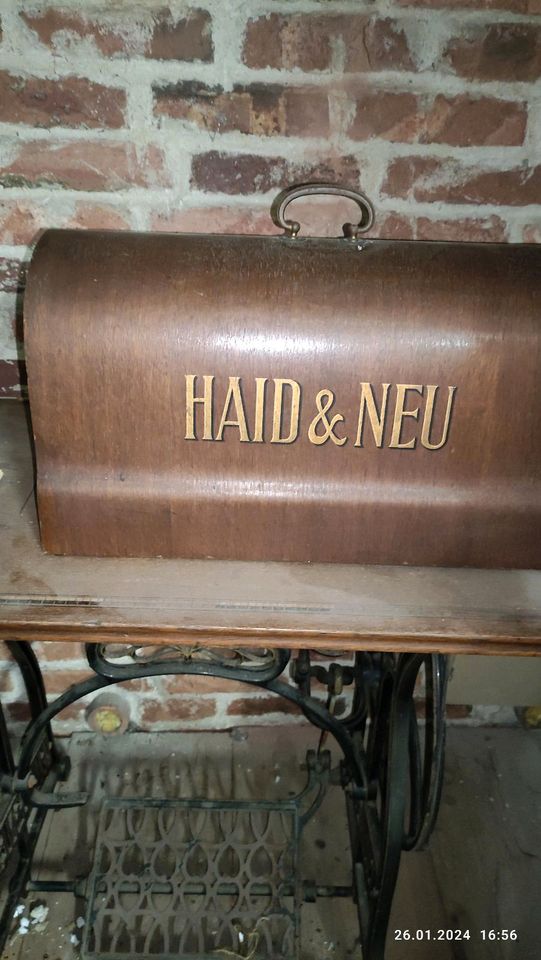 Alte Nähmaschine von Haid & Neu in Lünen