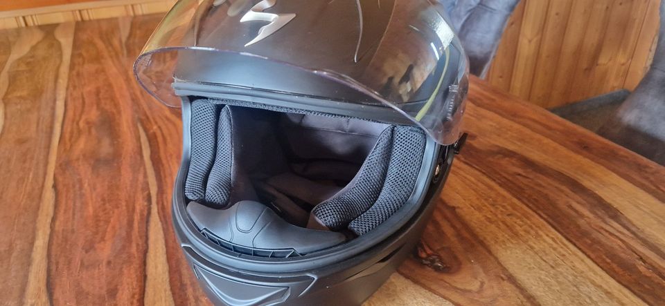 +Integralhelm Helm Scorpion EXO-410 Air scharz matt - neuwertig+ in Rothenburg