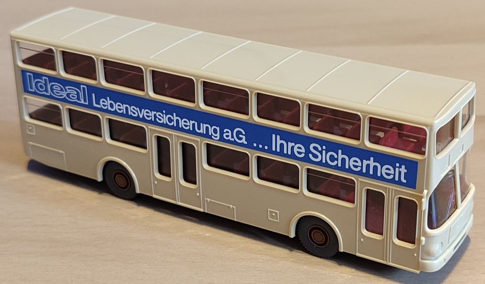 0247 Wiking - Berlin Doppeldecker Bus "Ideal Lebensversicherung" in Hambergen