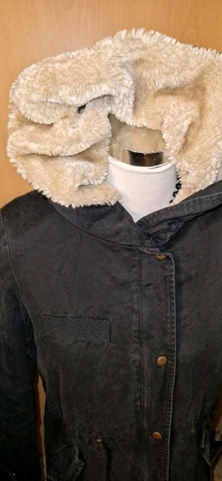 Damen Winter Jacke Mantel mit Teddyfutter Gr.M/38 in Cottbus