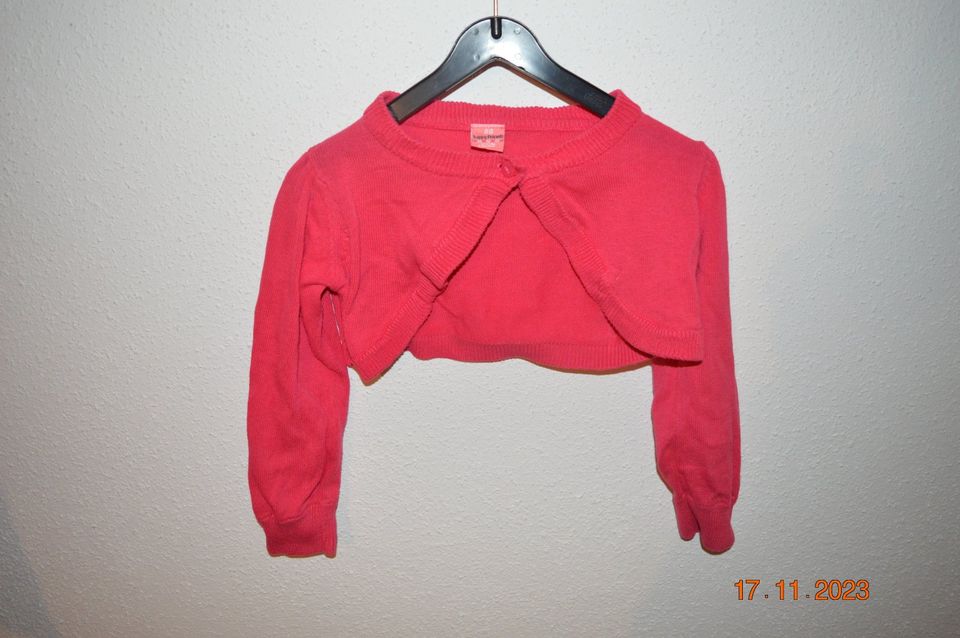 Mädchen Bolero Set 2 Teilig pink, Rosa Strickjacke Gr.92/98 in Reinsdorf