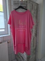 Oversize Longshirt 40-44 pink mit Aufdruck, Italy Mode,neuwertig Nordrhein-Westfalen - Lage Vorschau