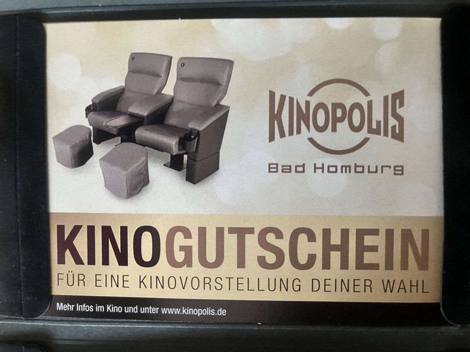 Gutschein Kinopolis Bad Homburg  2 Pers. Edel als Geschenk in Hainburg