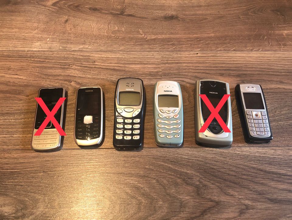 Nokia Handys 3410, 6700, 7650, 3210, 6230, 1800 in München