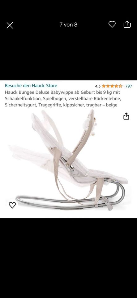 Hauck Bungee Deluxe Babywippe in Markt Indersdorf