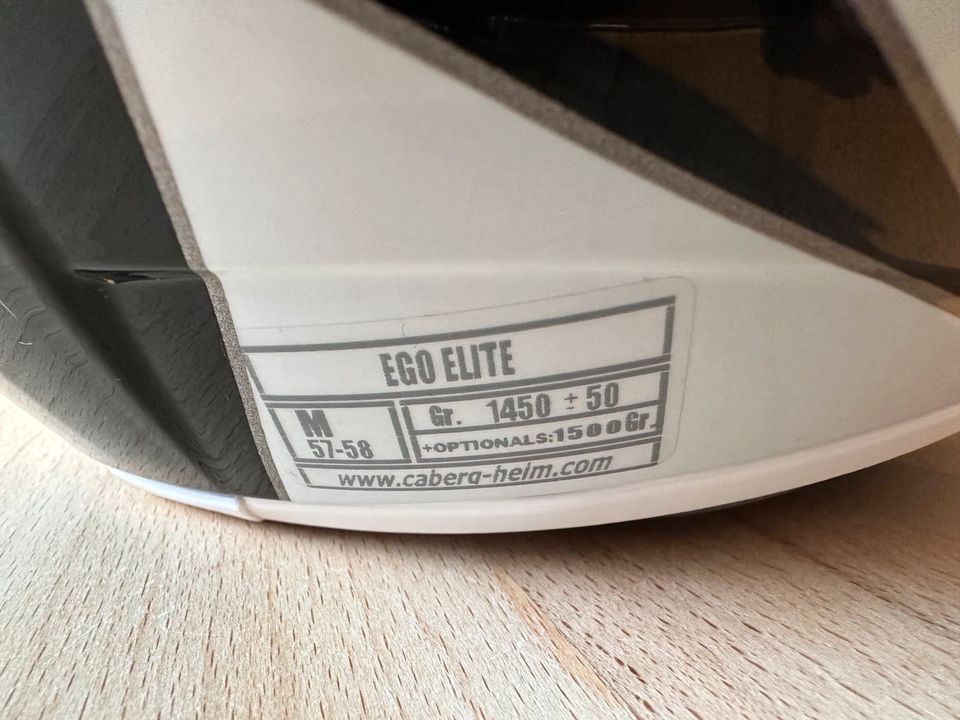 Motorradhelm CABERG Ego Elite, neuwertig, inkl. Doppelvisier in Filderstadt