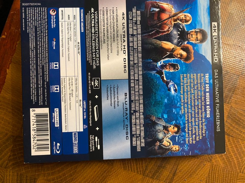 Marvels Black Panther Ultra HD Blu-ray(Steelbook) in Ammerbuch