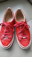 Caprice Damen Sneaker low Echtleder rot sehr gut Gr.40 NP 79,95€ Nordrhein-Westfalen - Jülich Vorschau