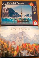 2x Puzzle 1000, Neuschwanstein, Arctis m. Segler Bayern - Augsburg Vorschau