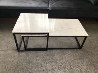 Couch Wohnzimmer Tisch Satztische 2 in 1 - echter Marmor - Metall Niedersachsen - Obernkirchen Vorschau
