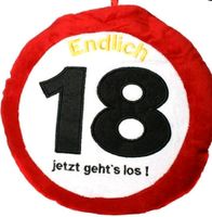 Kissen 18. Geburtstag Niedersachsen - Stuhr Vorschau
