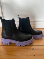 Bullboxer Stiefeletten schwarz lila Schleswig-Holstein - Flensburg Vorschau