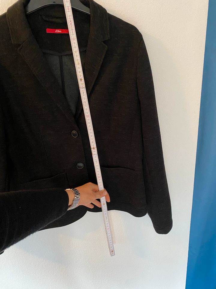 Blazer, Jacke von s.Oliver dunkelgrau Größe 42 in Bobingen