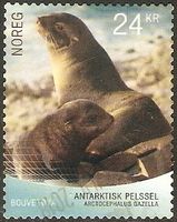 Norwegen 1962 ° Tiere Bouvet Island - Antarktischer Seebär Robben Nordrhein-Westfalen - Kamen Vorschau