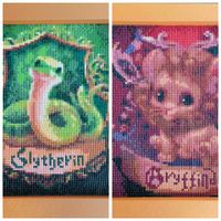 Harry Potter Slytherin u. Gryffindor Diamond Painting +2 Tesa... Sachsen - Radeburg Vorschau