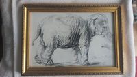 Kunstkopie Bild Elephant Rennbrand Maß  37 x 26 Frankfurt am Main - Ostend Vorschau