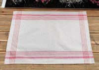 Clayre & Eef 6 x Platzsets Tischset Stoff 48 x 33 cm Beige / Rot Nordrhein-Westfalen - Moers Vorschau