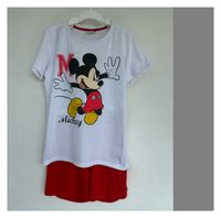 Mickey Mouse kurzer Schlafanzug/ kurzer Pyjama/ Shorty Gr.140/146 Baden-Württemberg - Fellbach Vorschau