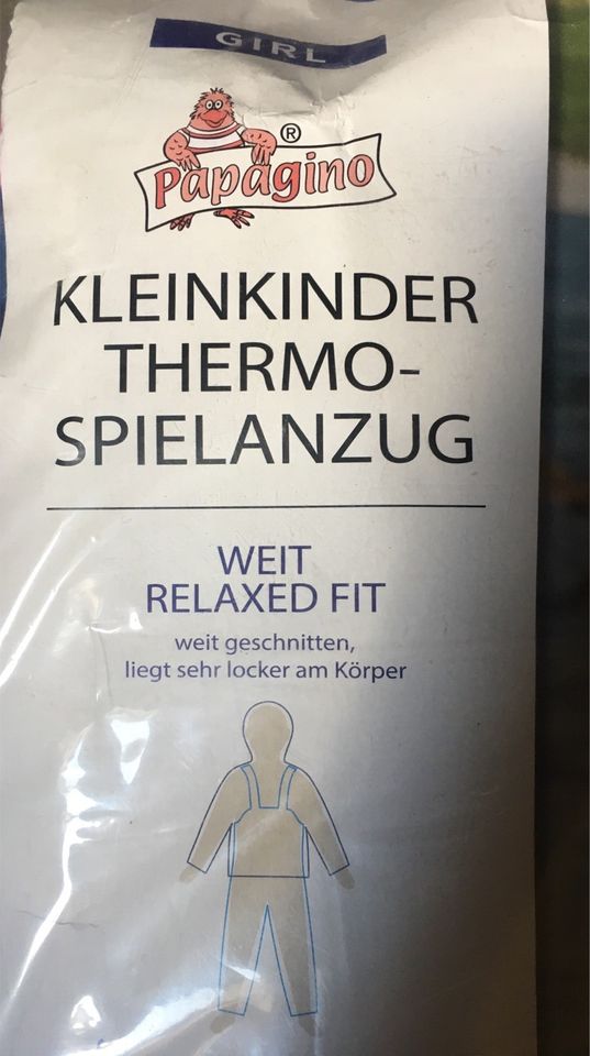 Kleinkinder Thermo Spielanzug, Größe 86/92 in Cuxhaven