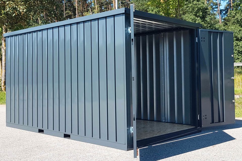 ⭐️ Gartenhäuschen Gartencontainer Materialcontainer BOX Anthrazit in Mühlhausen i.d. Oberpfalz