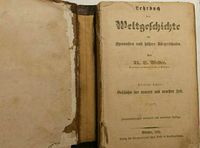 Th.Welter, Lehrbuch der Weltgeschichte für Gymnasien,  1871 Nordrhein-Westfalen - Nettetal Vorschau