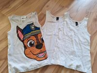 Hemd Unterhemd Hemdchen h&m c&a 122 128 Paw Patrol Sachsen - Wilsdruff Vorschau