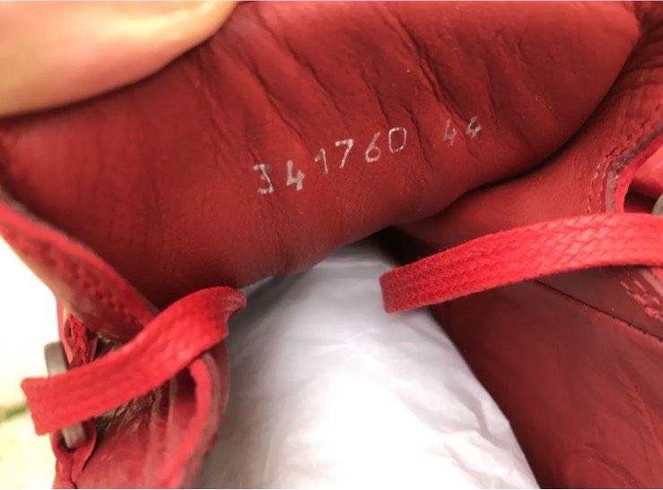 Balenciaga Arena Sneaker Rot Rouge Off White Größe 44 Triple S in Erfurt